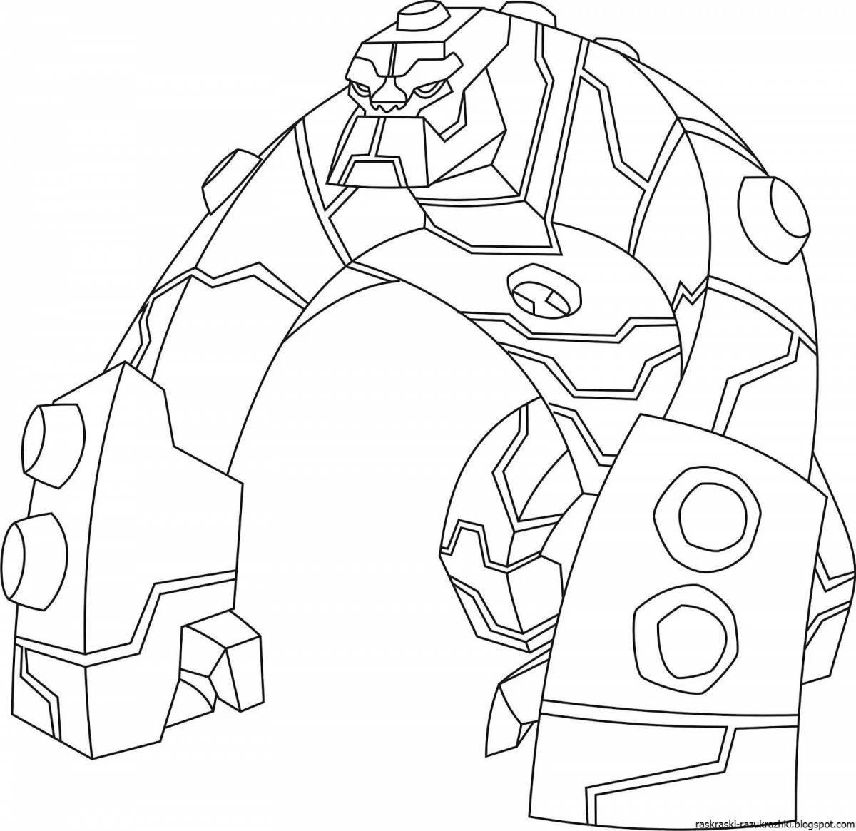 Great omnitrix coloring book