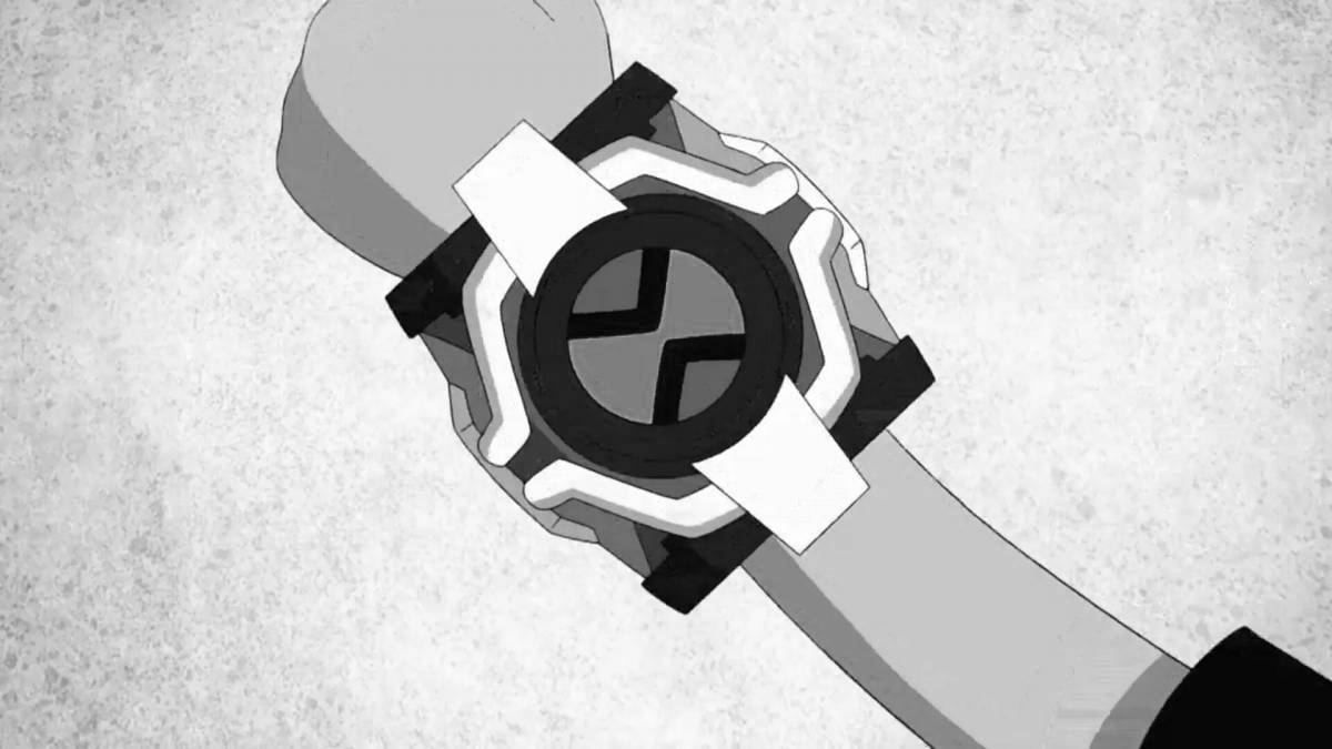 Great omnitrix coloring book