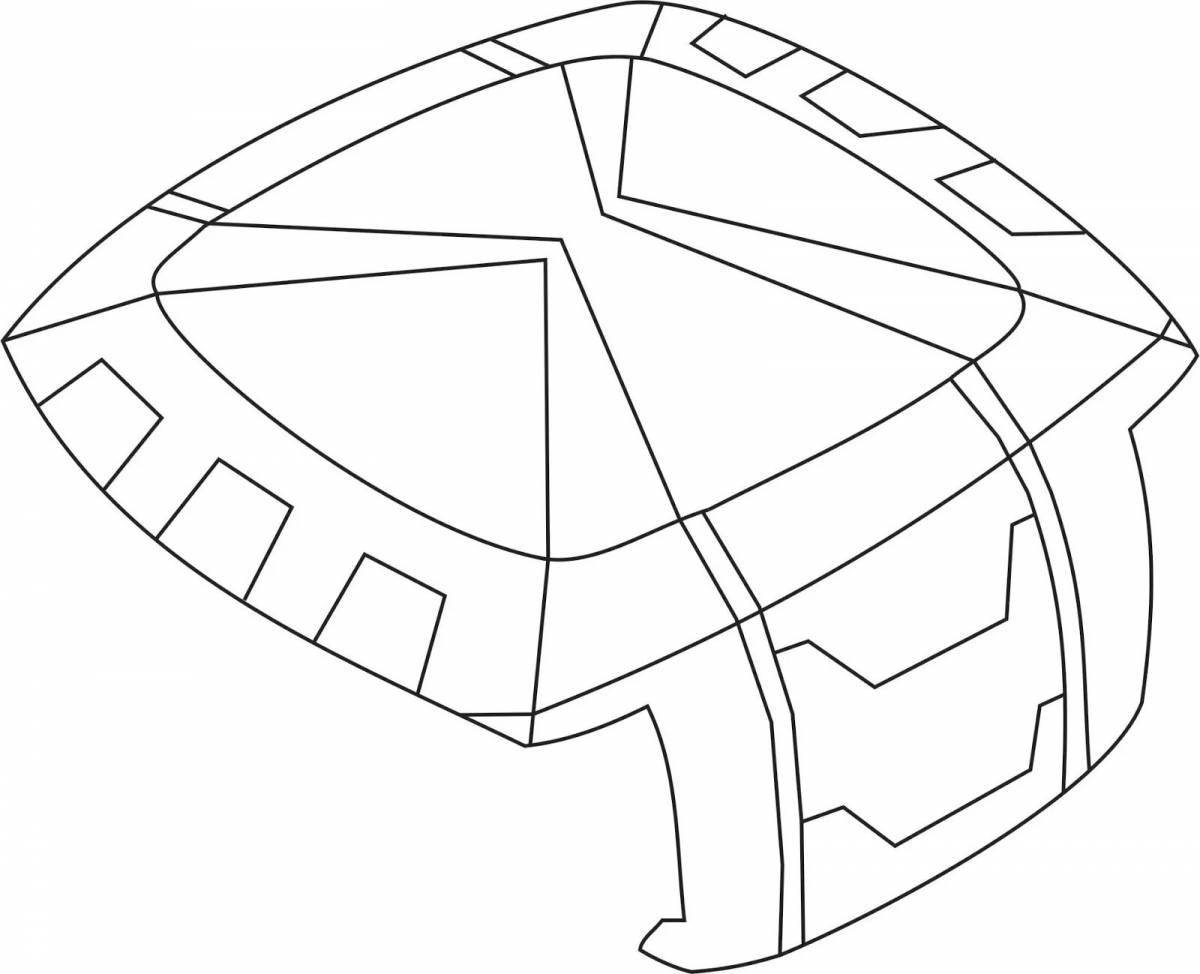 Omnitrix Glitter Coloring Page