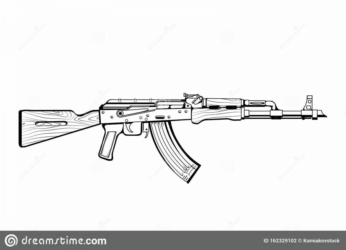 Unique akm coloring