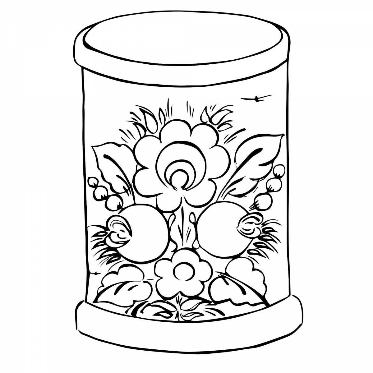 Amazing wood chip coloring page