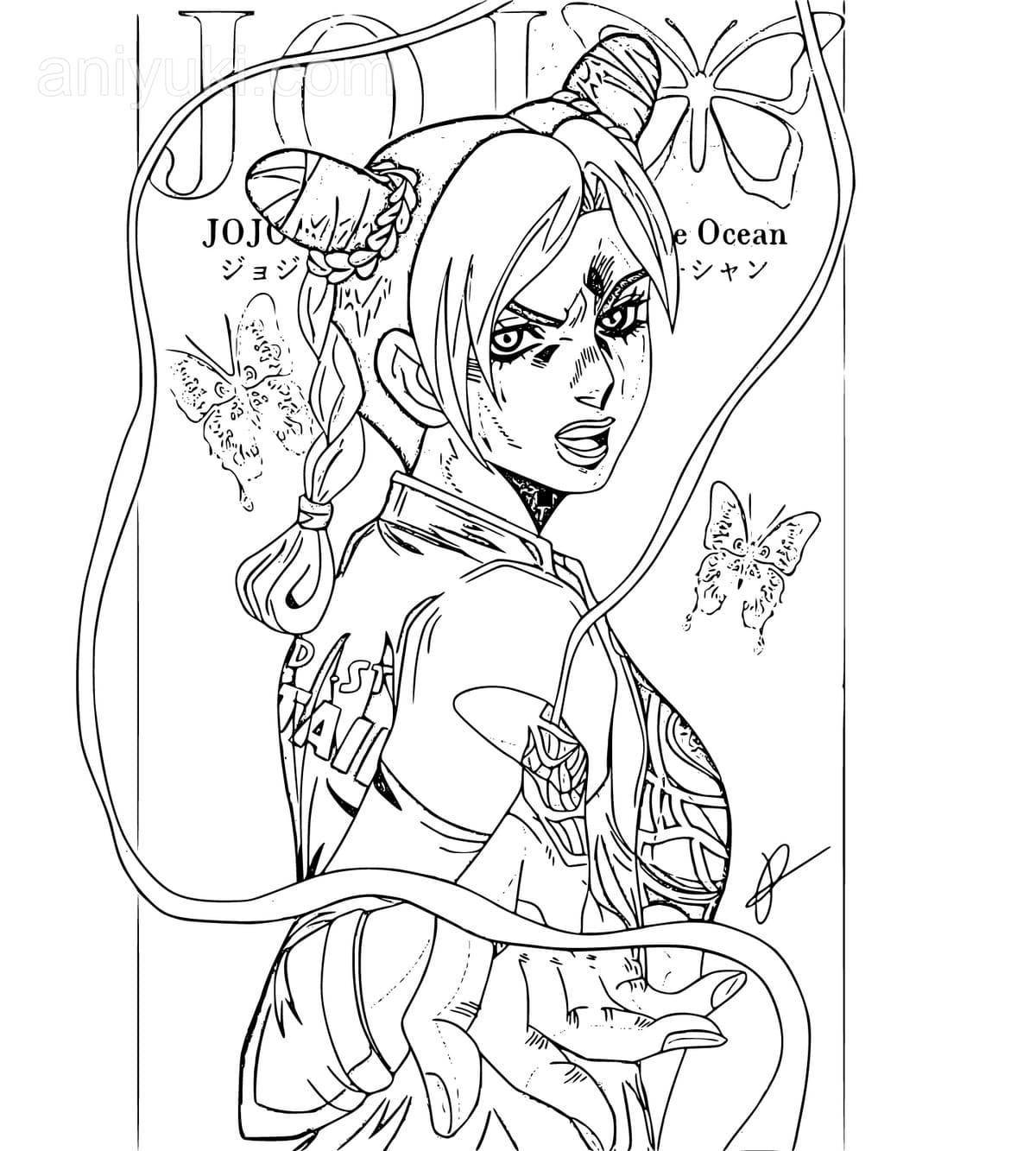 Jolene coloring page