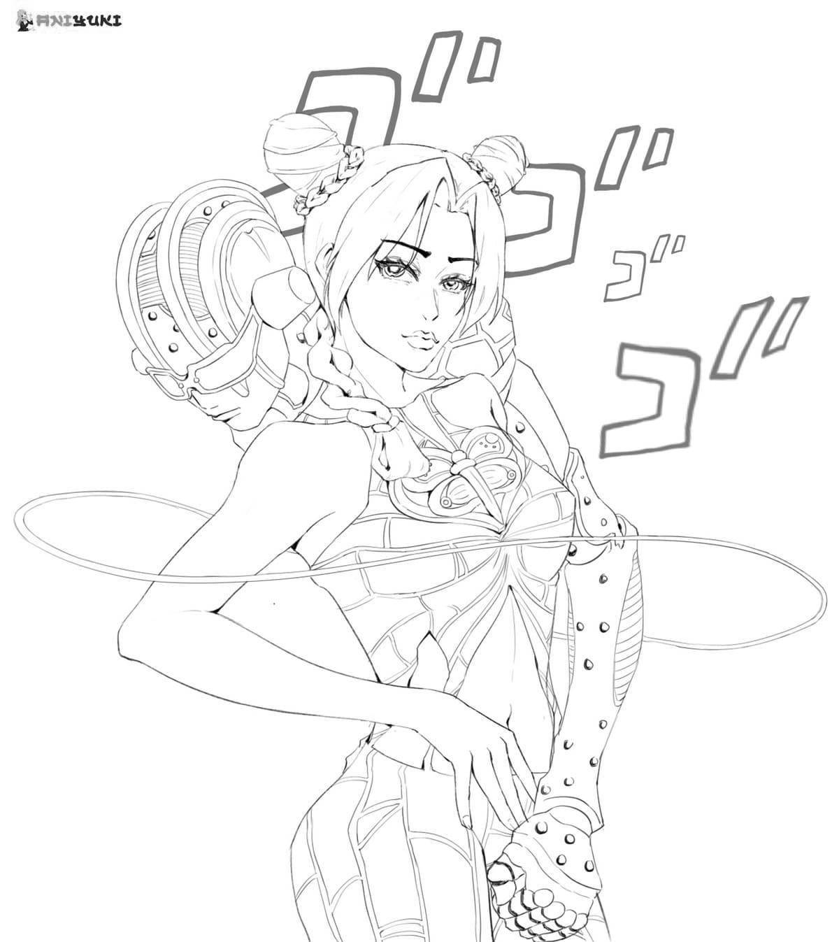 Великолепная раскраска джолин