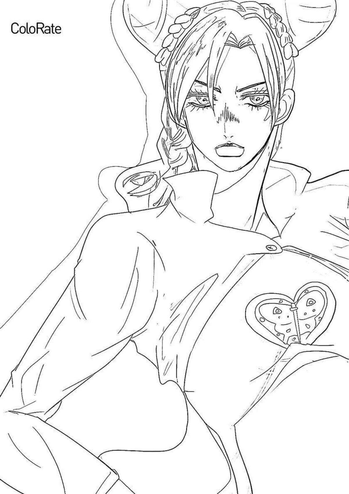 Раскраска лайвли джолин