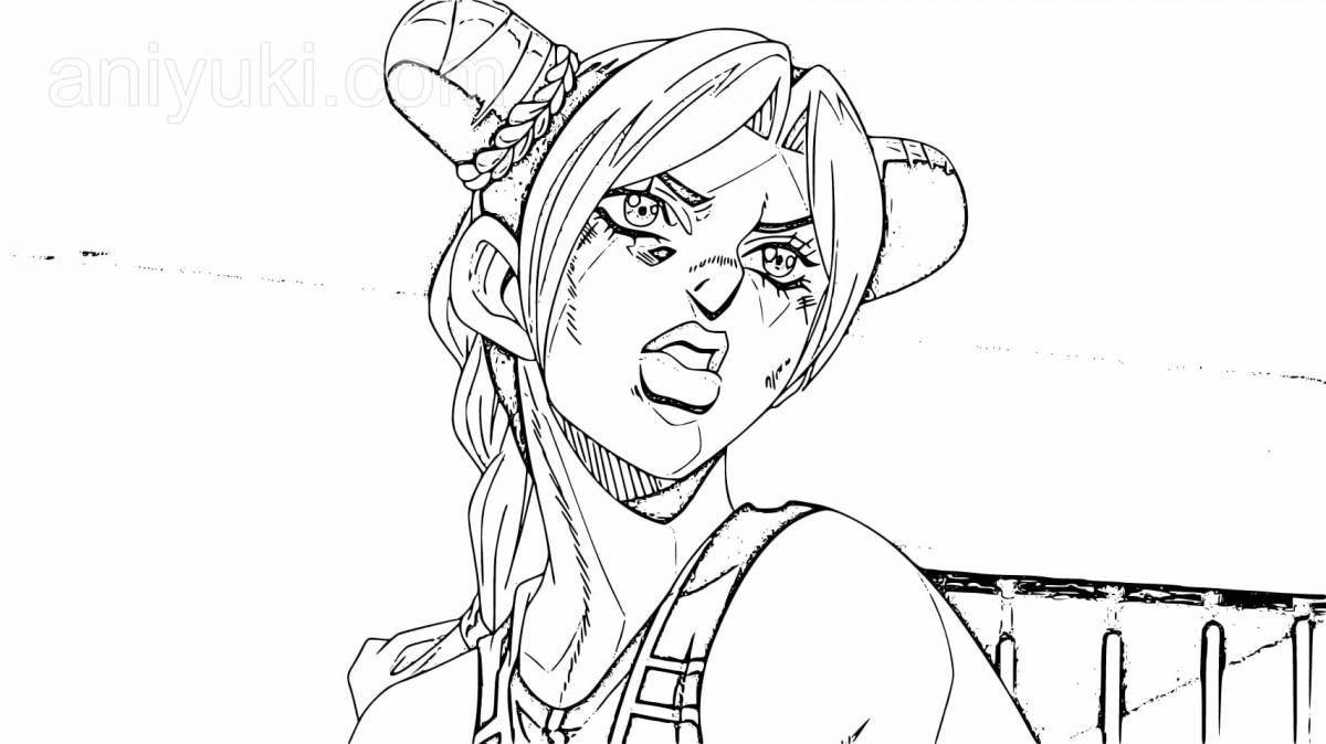 Живая раскраска джолин