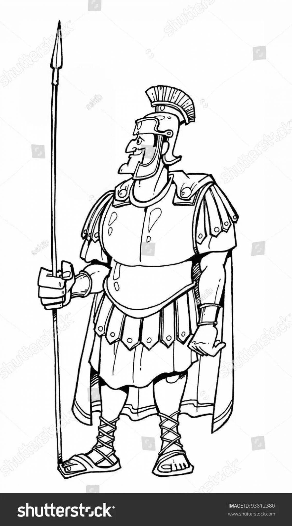 Great legionnaire coloring book