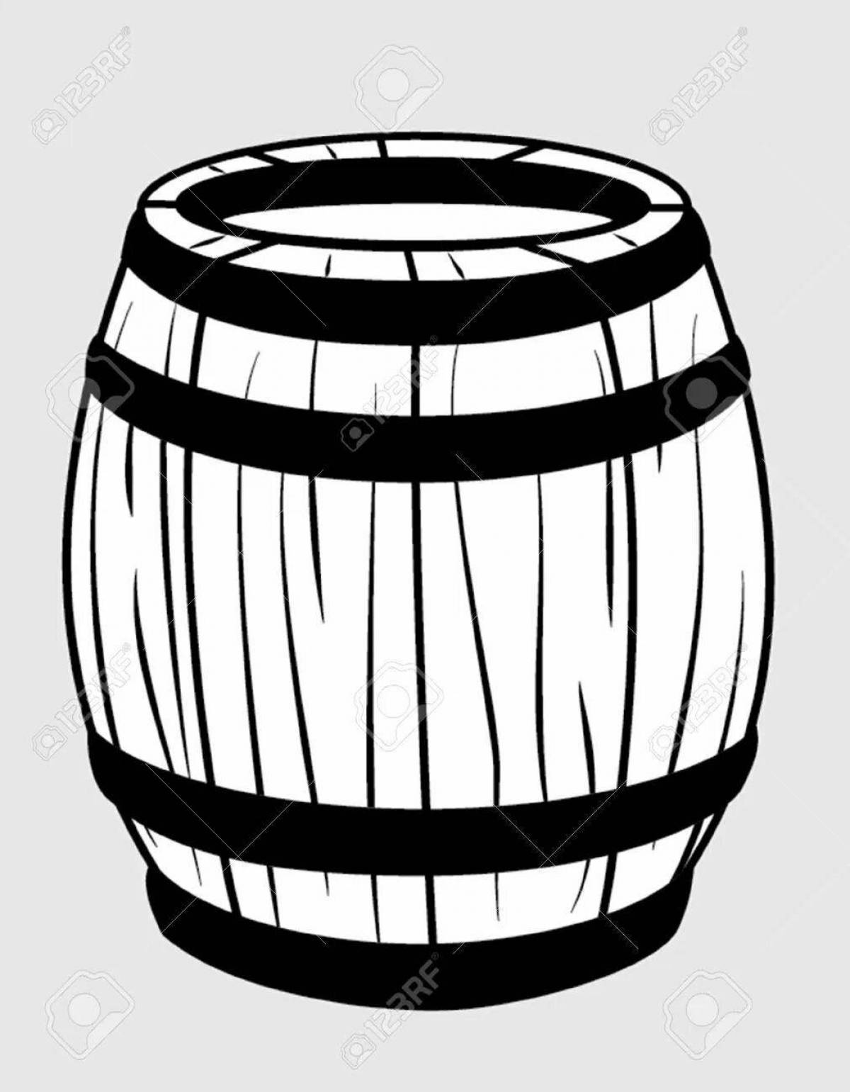 Exquisite bathtub coloring page