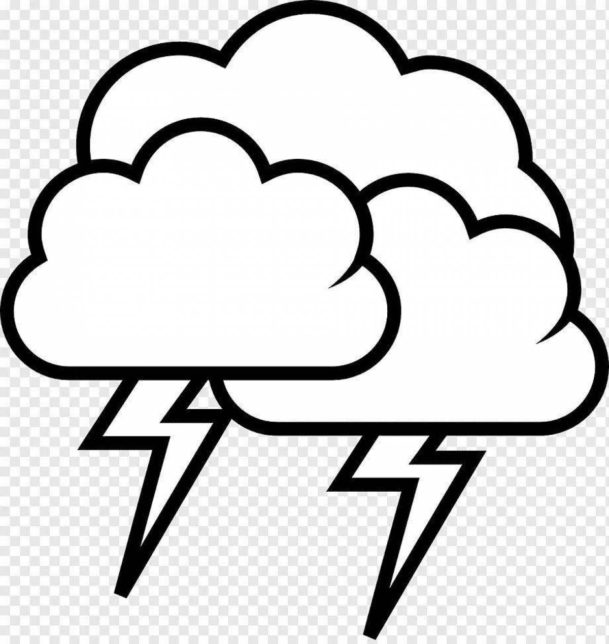 Great thunder coloring