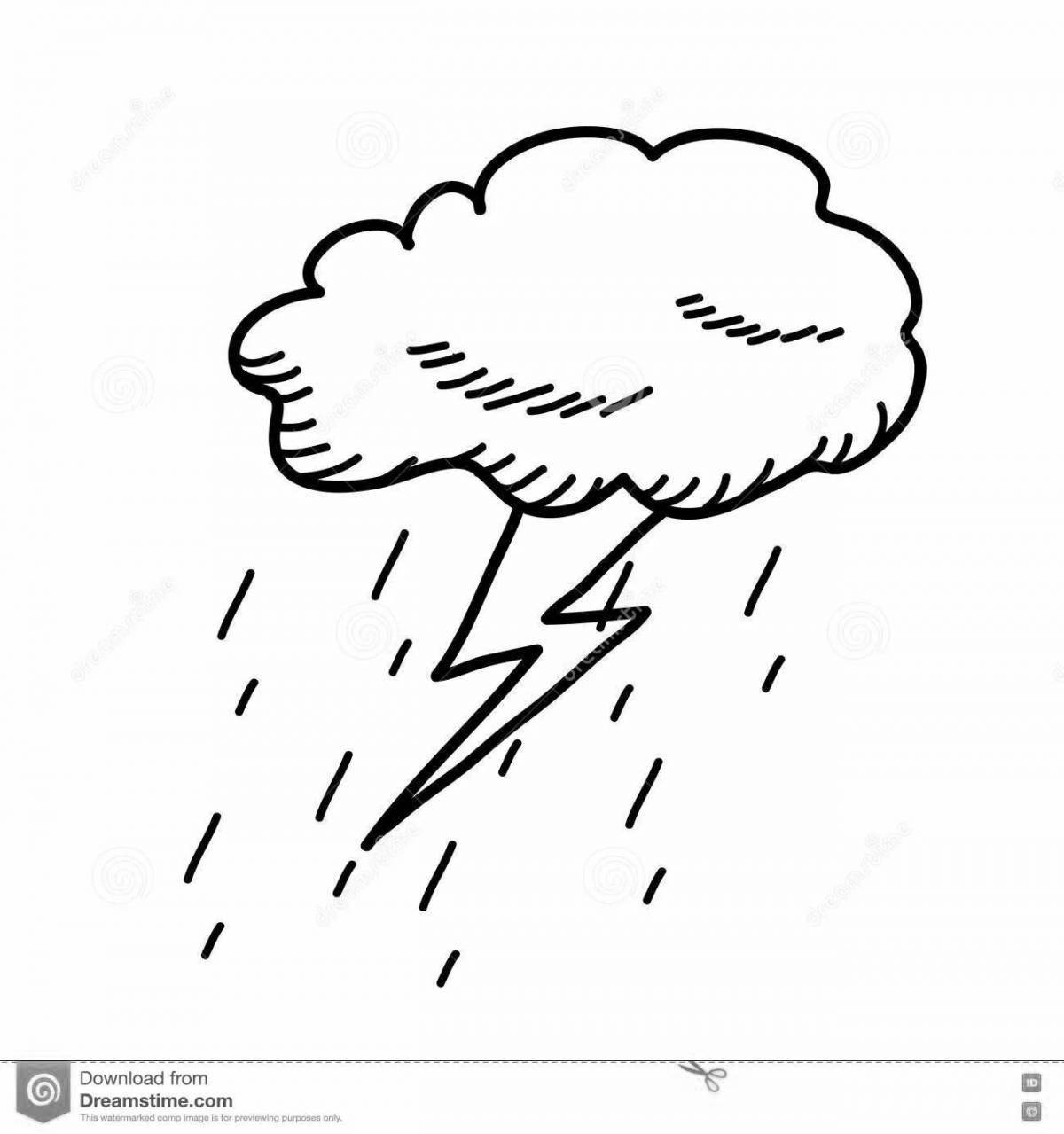 Tempting thunder coloring