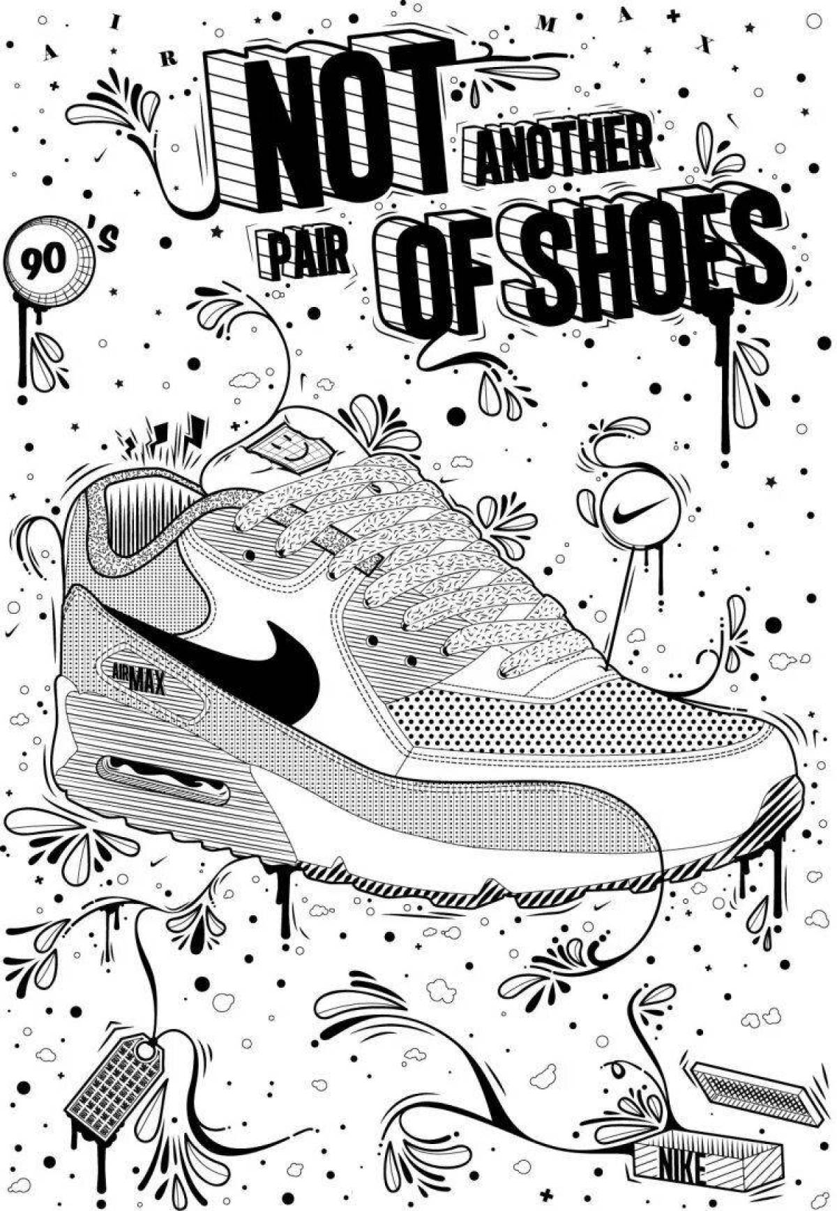 Playful nike coloring
