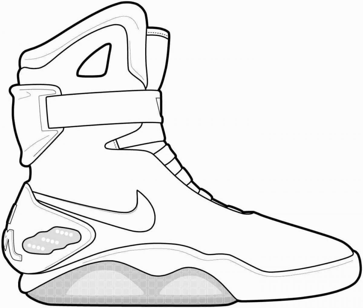Nike stimulating coloring book