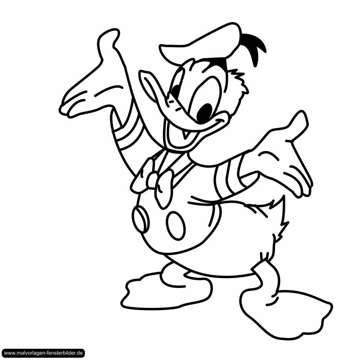Charming crack coloring page