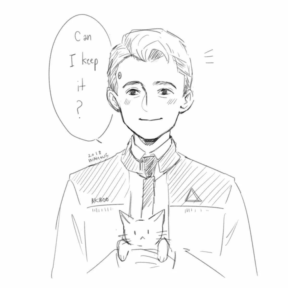 Coloring page shiny connor