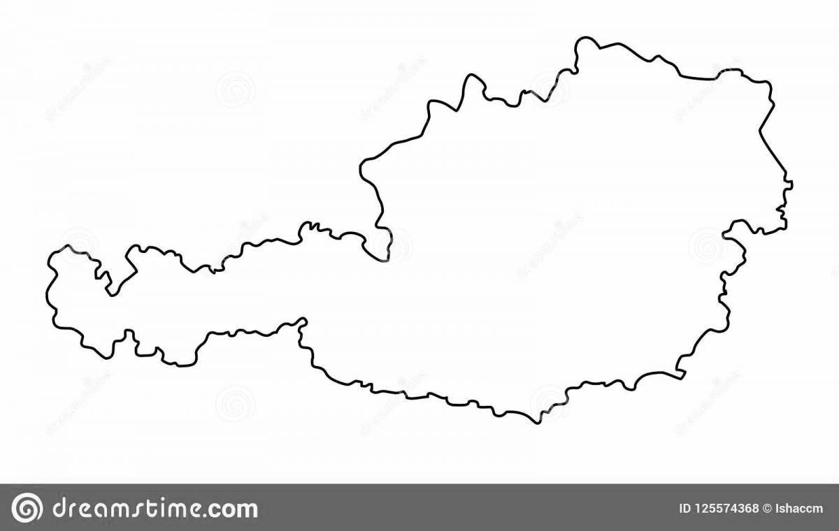 Awesome austria coloring page