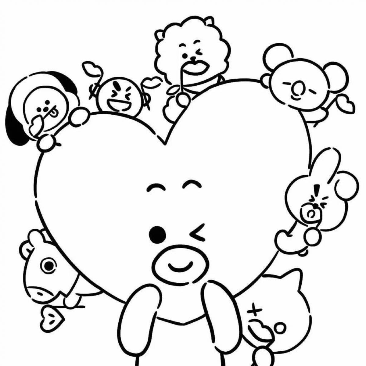 Radiant coloring page tue21