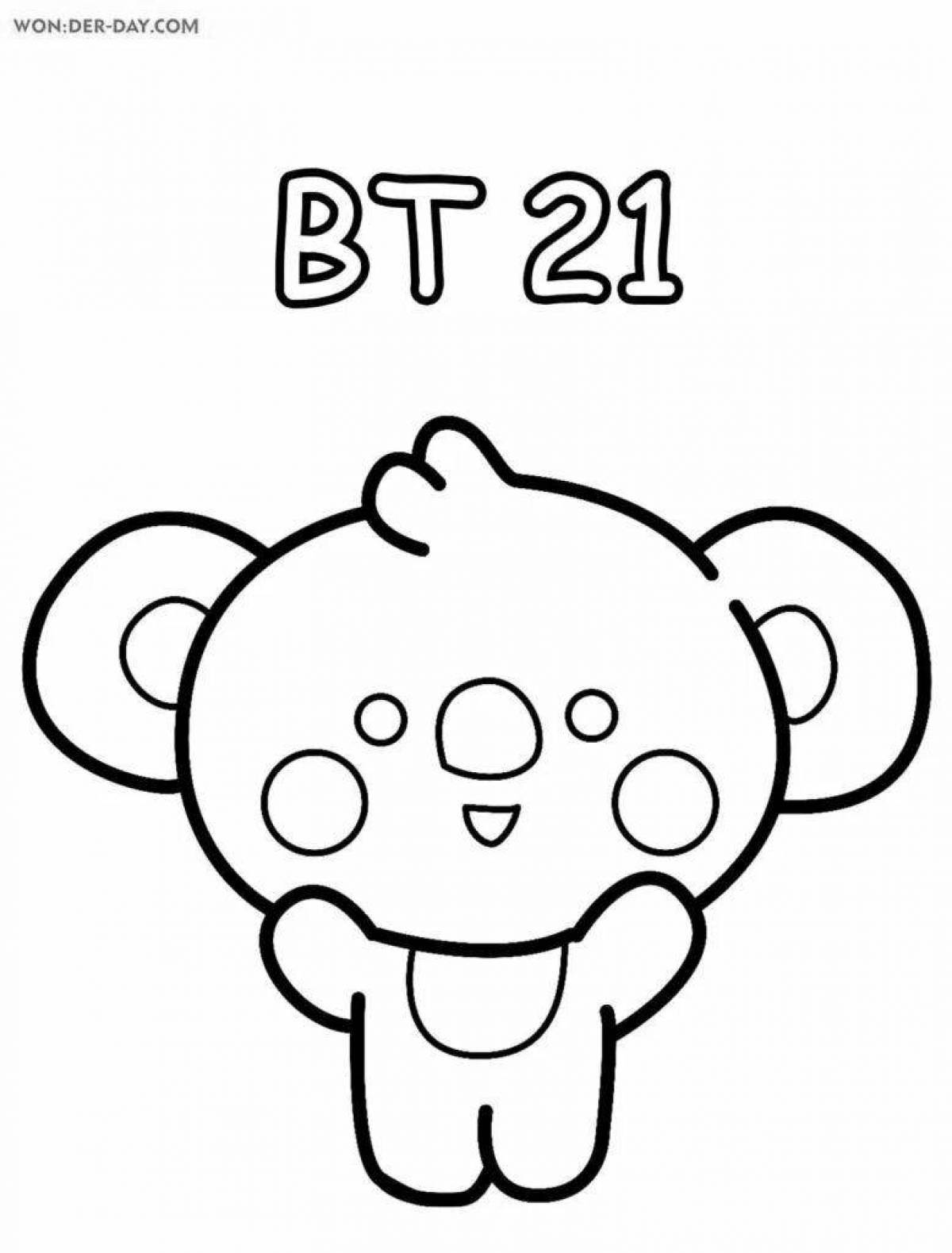 Color-mania coloring page tue21