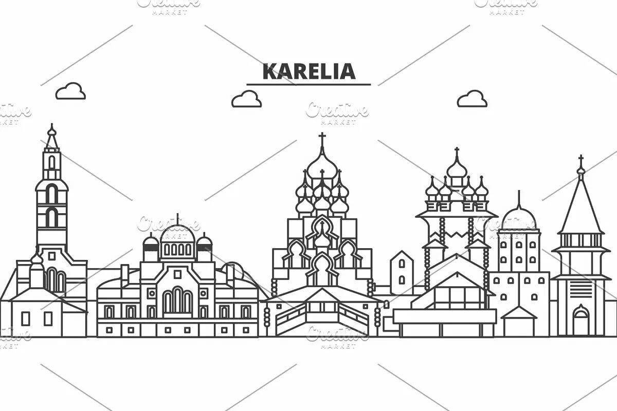 Photo Inviting kizhi coloring pages