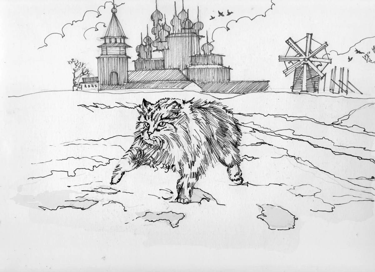 Photo Awesome kizhi coloring pages