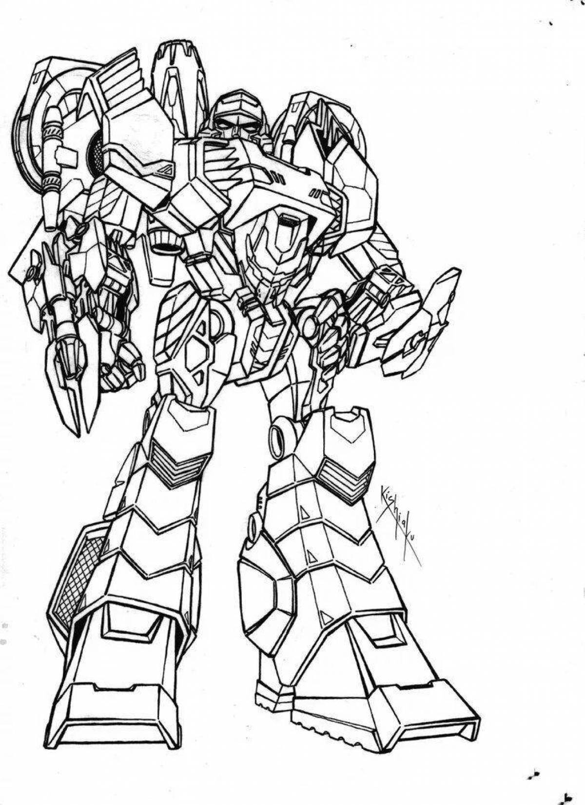 Megatron exquisite coloring