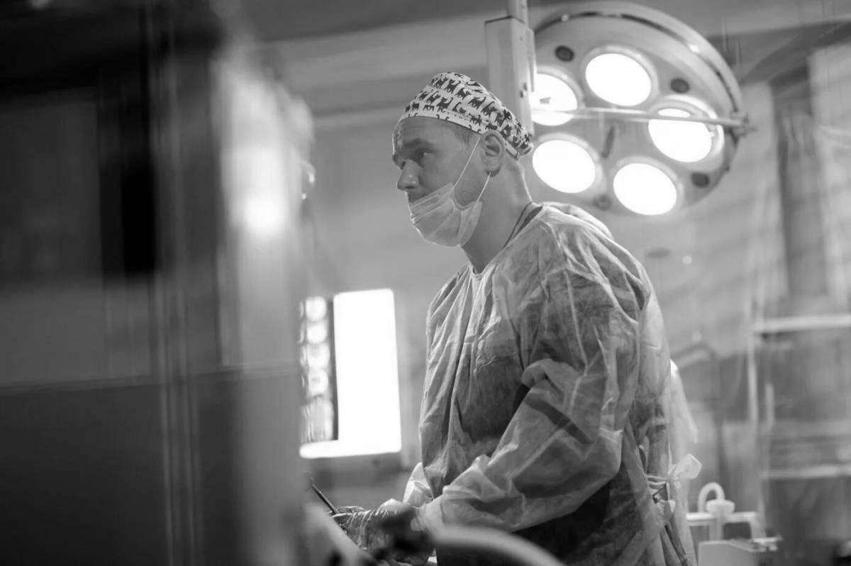 Photo Colorful coloring of Sklifosovsky