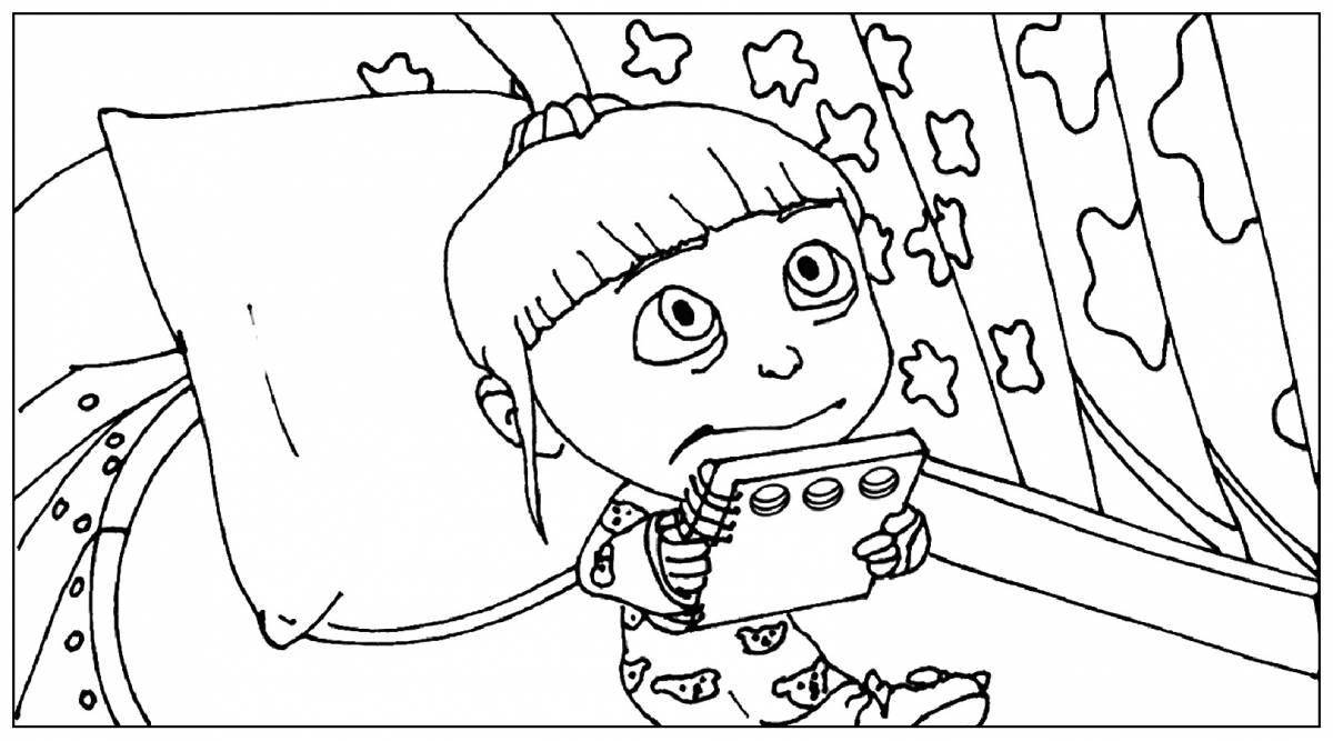 Agnes' fun coloring book