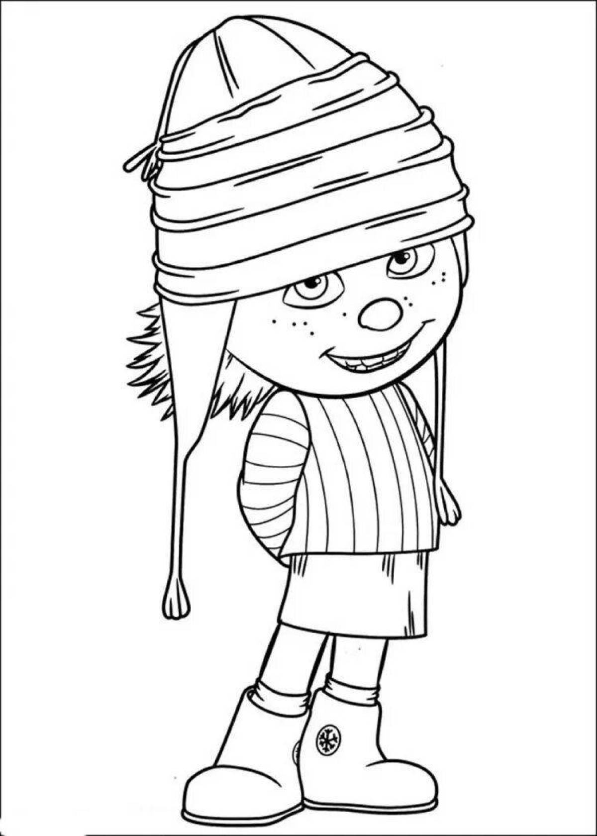 Agnes shining coloring book