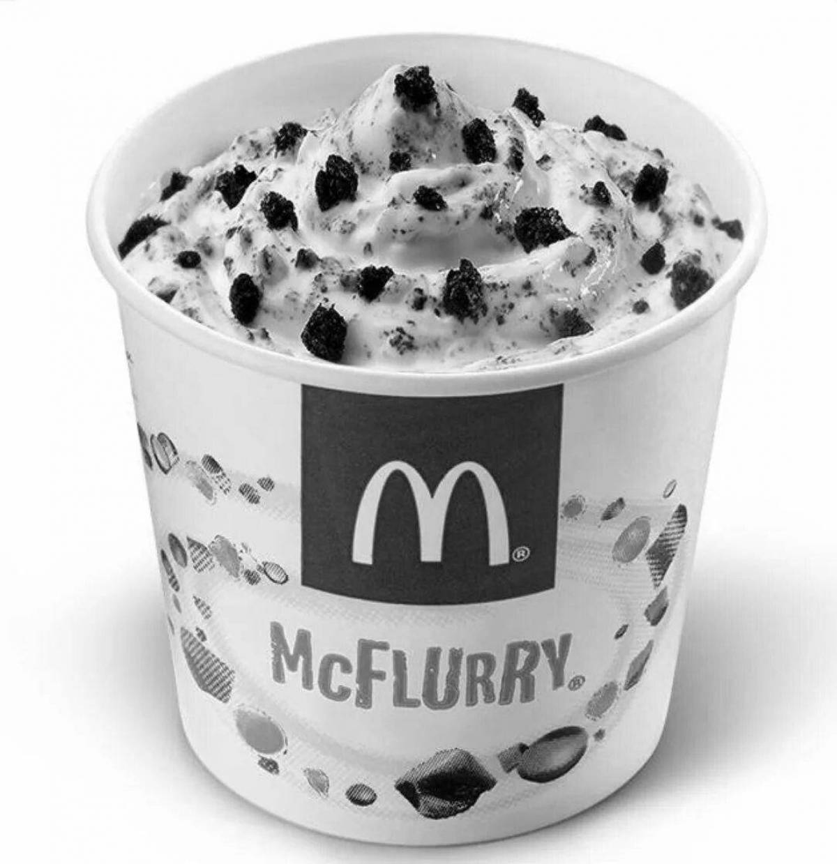 Merry McFlurry coloring page