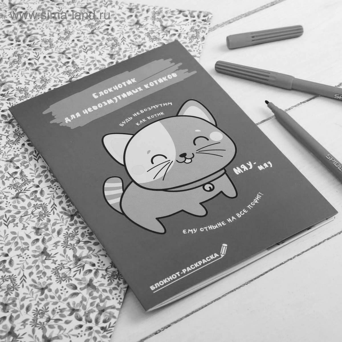 Анимированный блокнот с mi