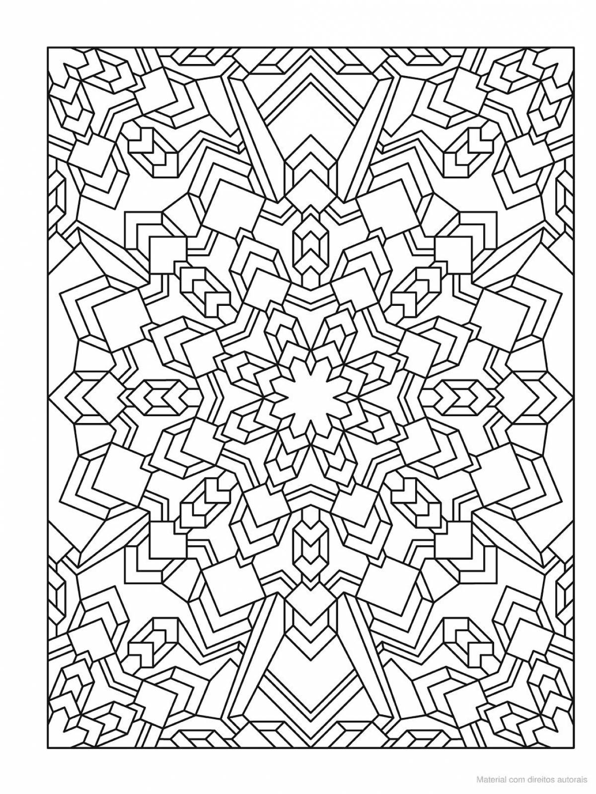 Glowing nerve coloring page