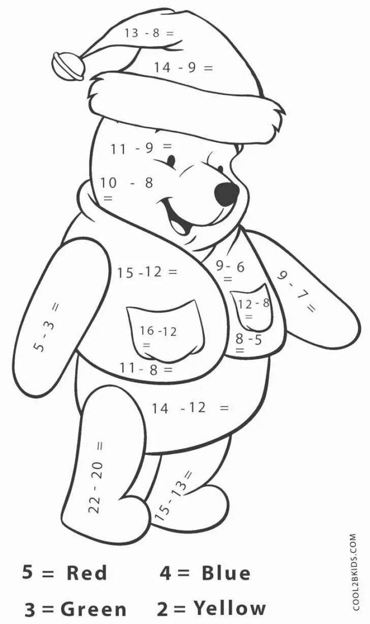 Charming coloring calculations