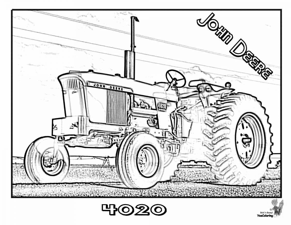 John Deere's fun coloring book