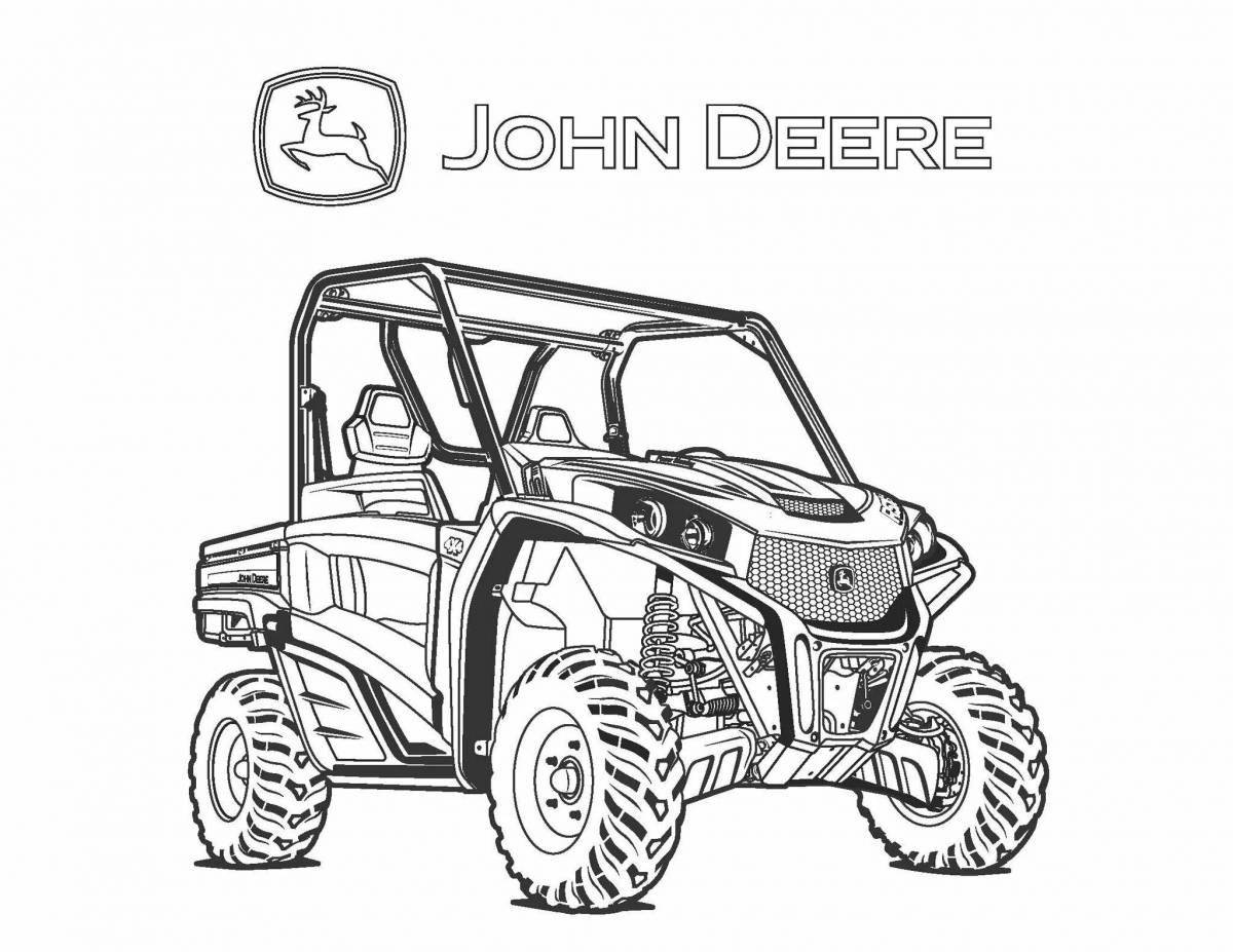 John Deere's creative coloring