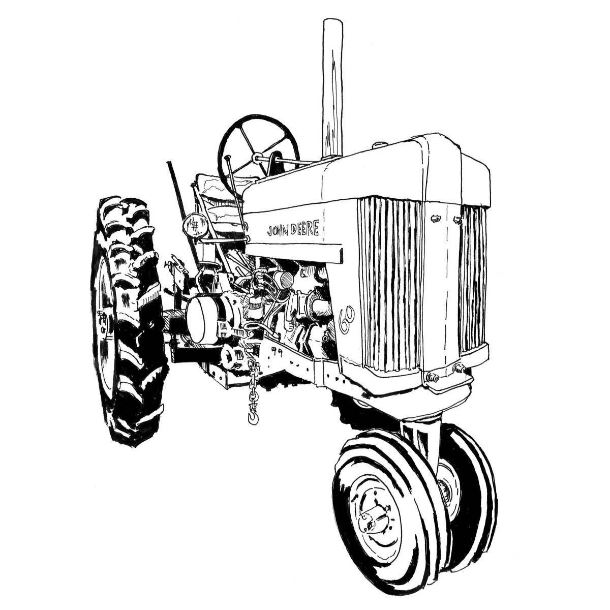 John Deere's gorgeous coloring book