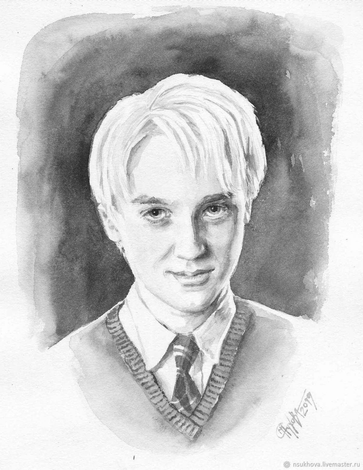 Fancy draco malfoy coloring book