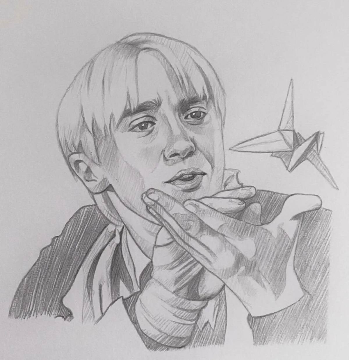 Photo Amazing Draco Malfoy coloring page