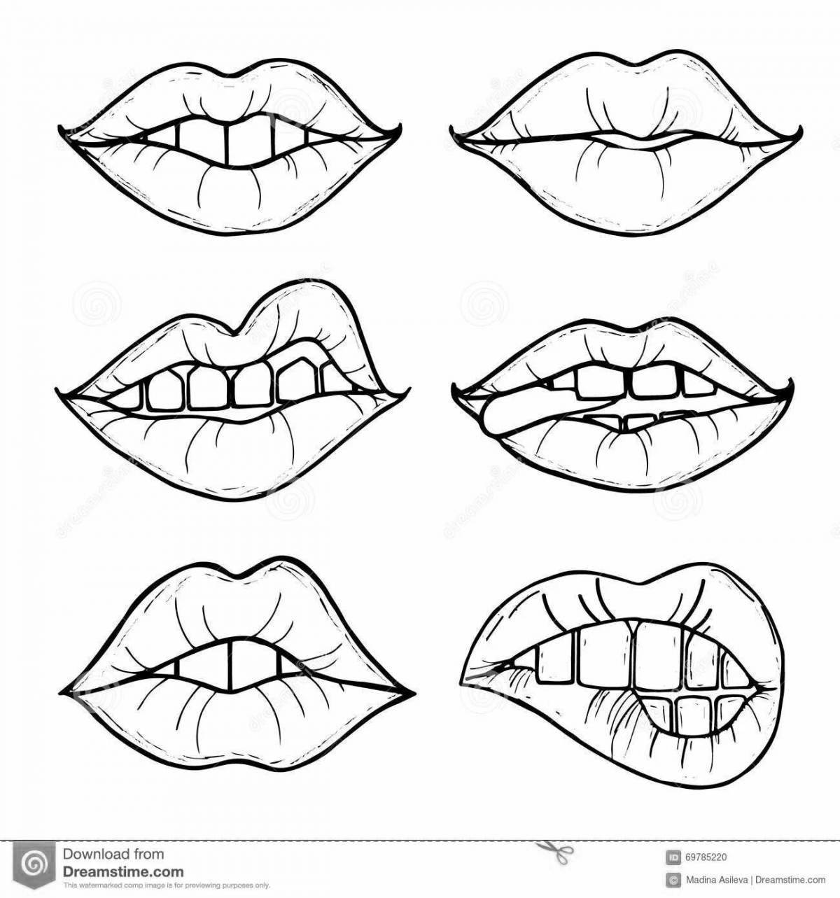 White lips #10