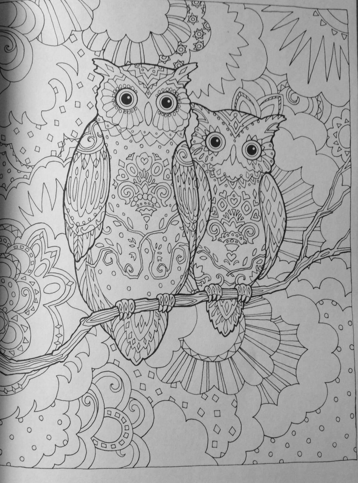High spirited coloring book