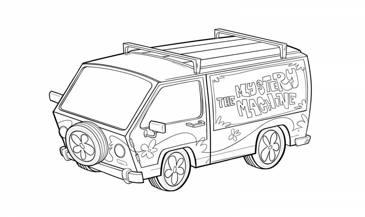 Niva luxury cars coloring page