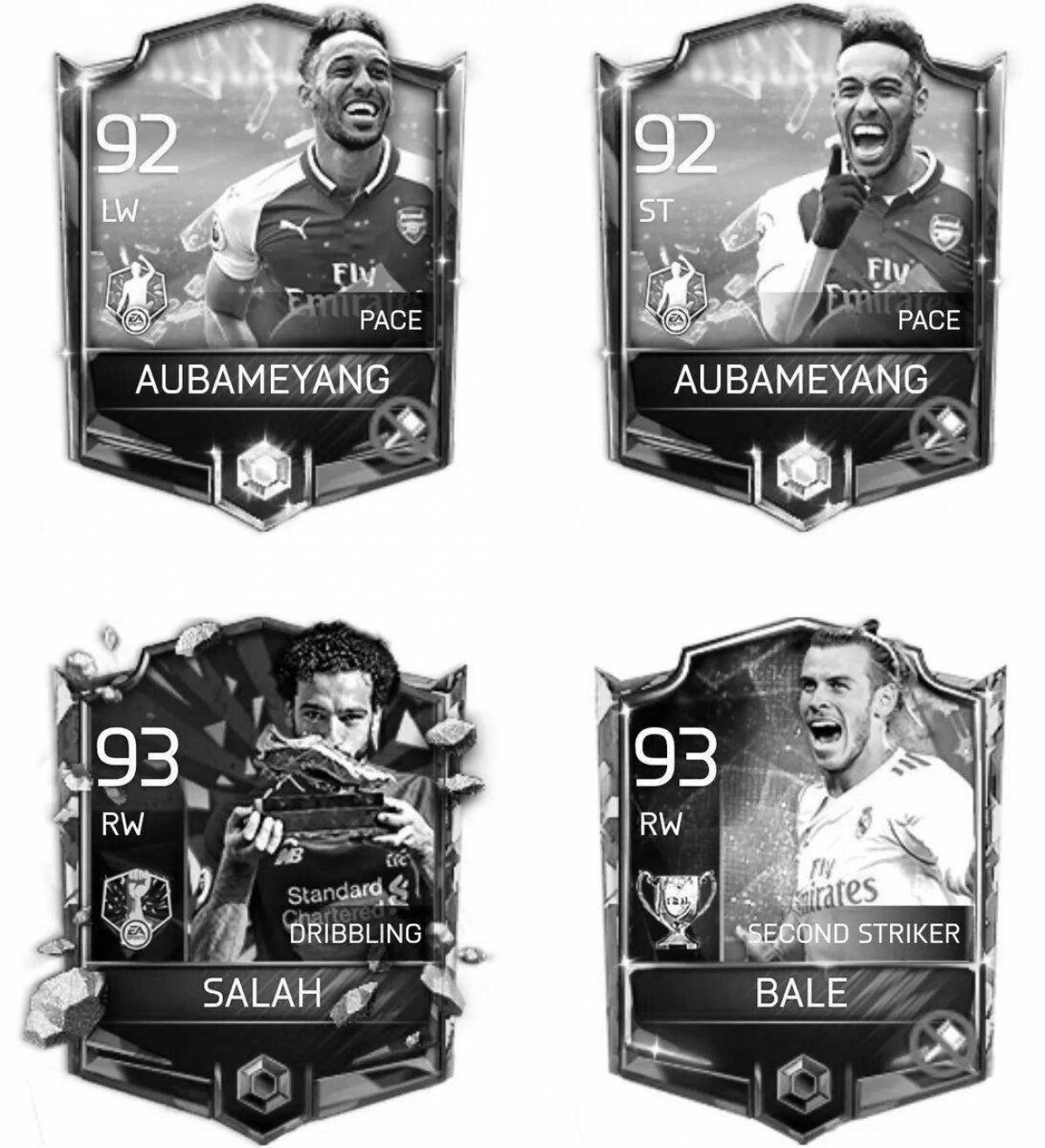 Раскраски Фифа мобайл (13 шт.) - скачать или распечатать бесплатно #25741