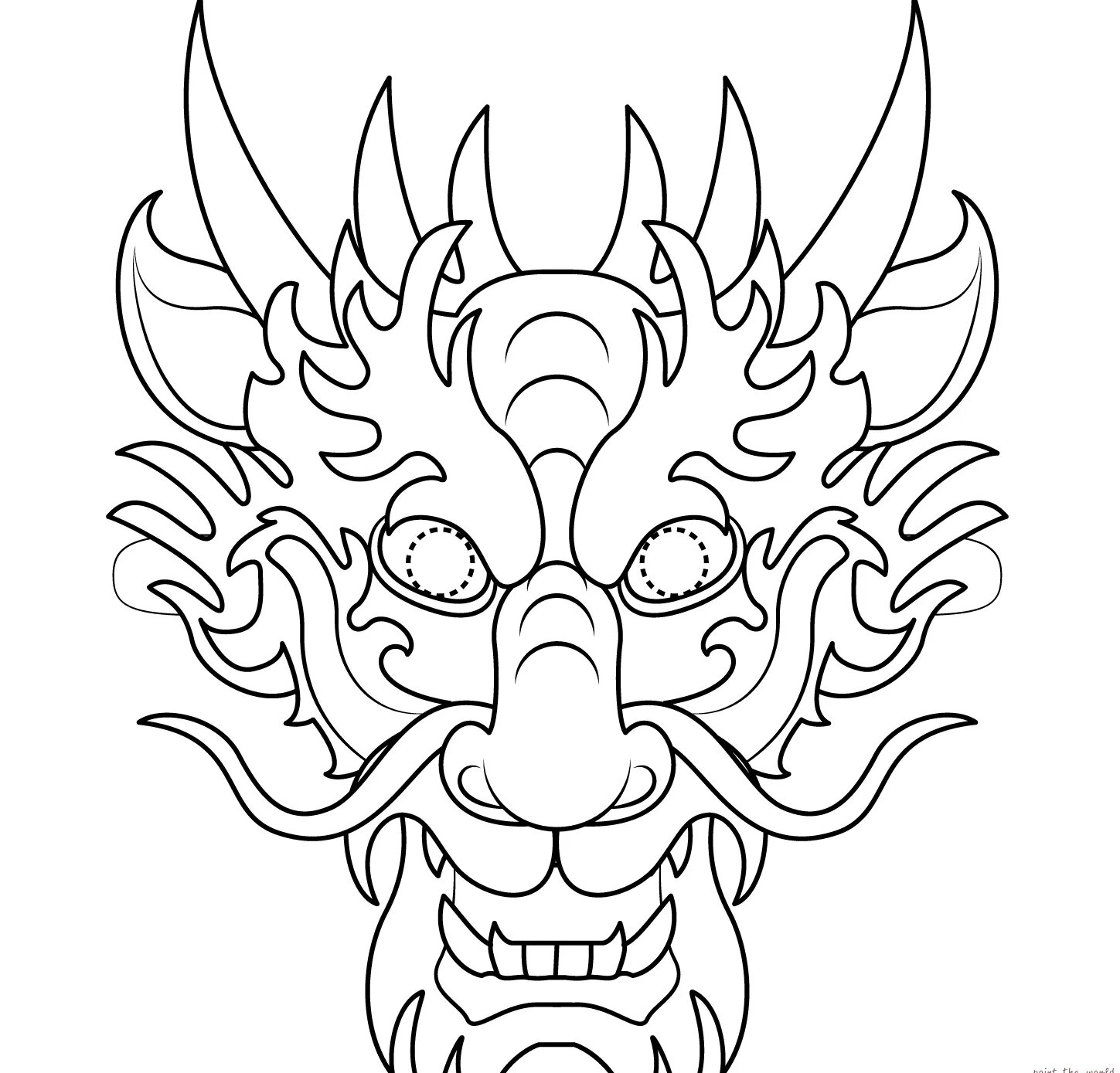 Dragon mask #1