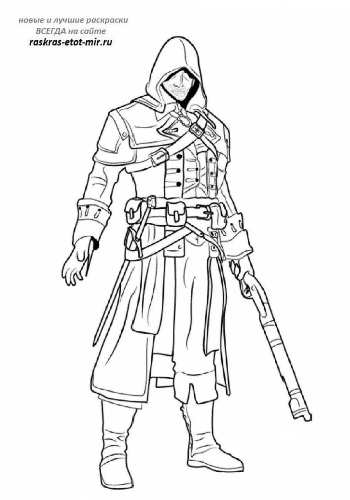 Photo Joyful unity coloring page