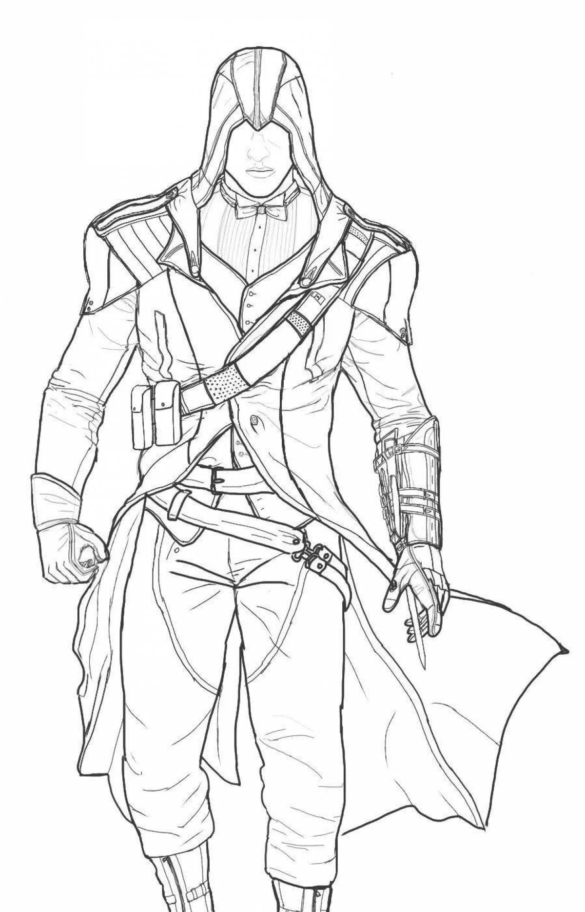 Photo Color-vibrant unity coloring page