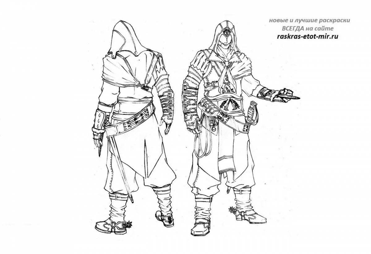 Photo Color-lively unity coloring page