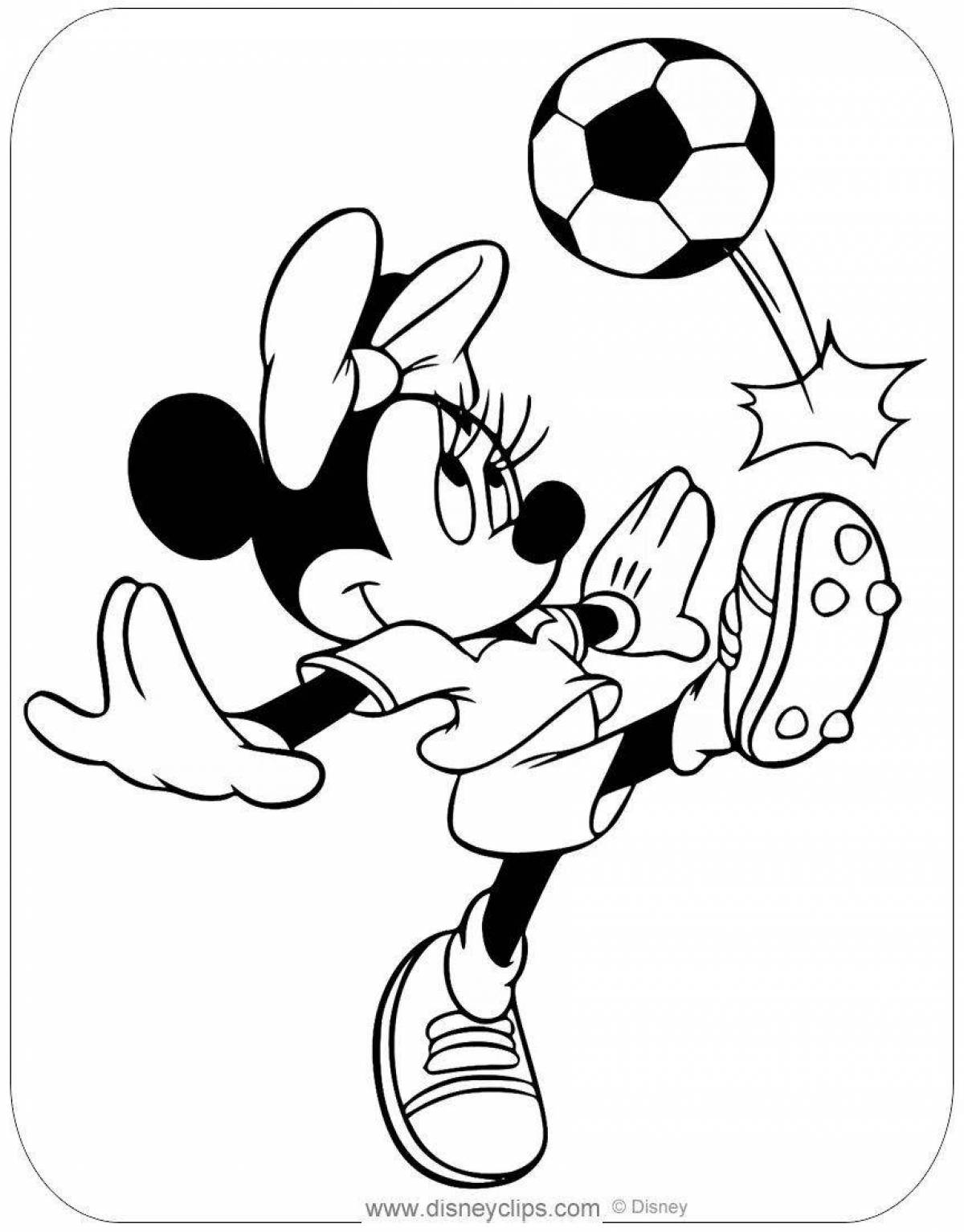 Colorful mickey coloring games