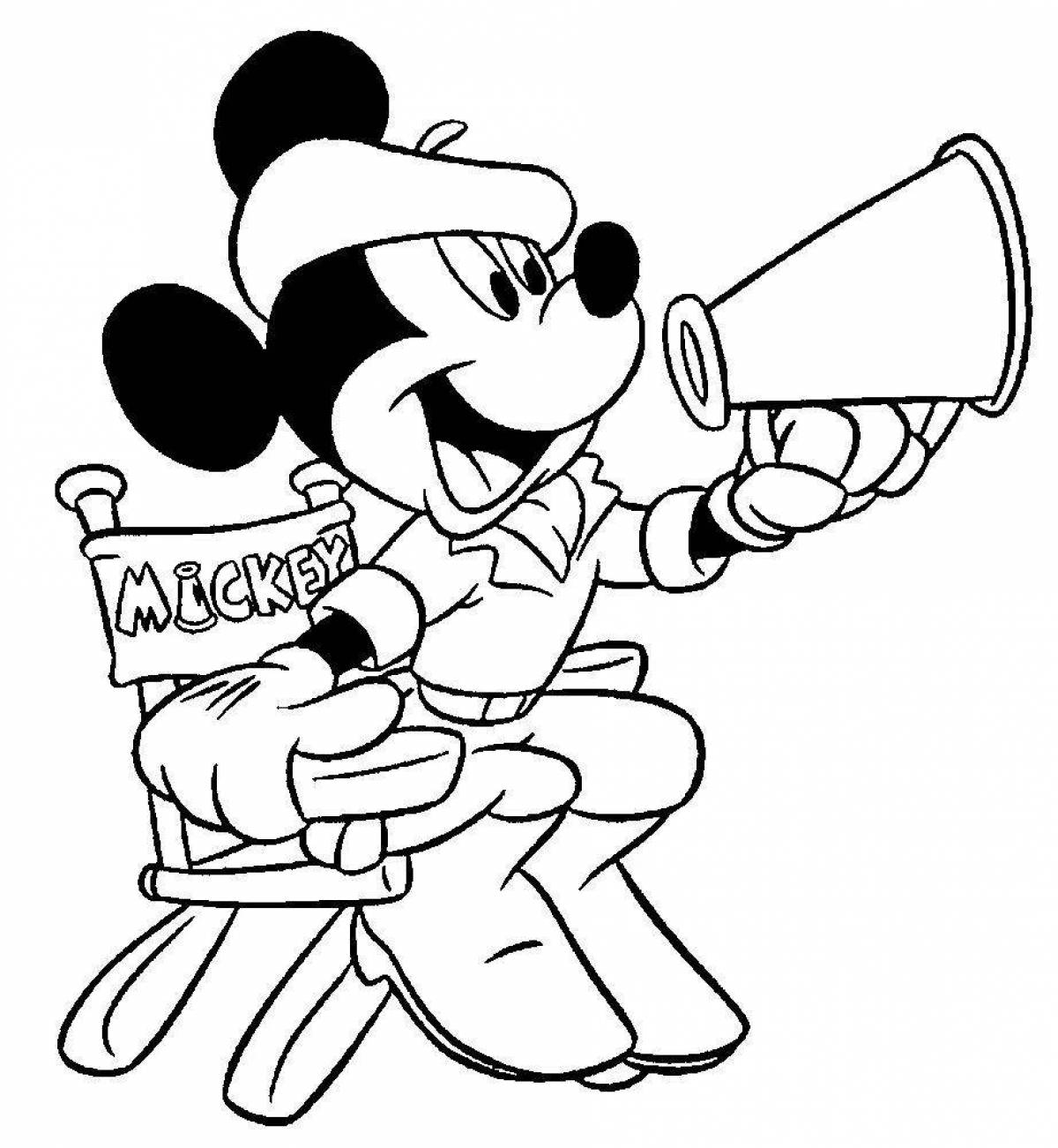 Coloring games about mickey