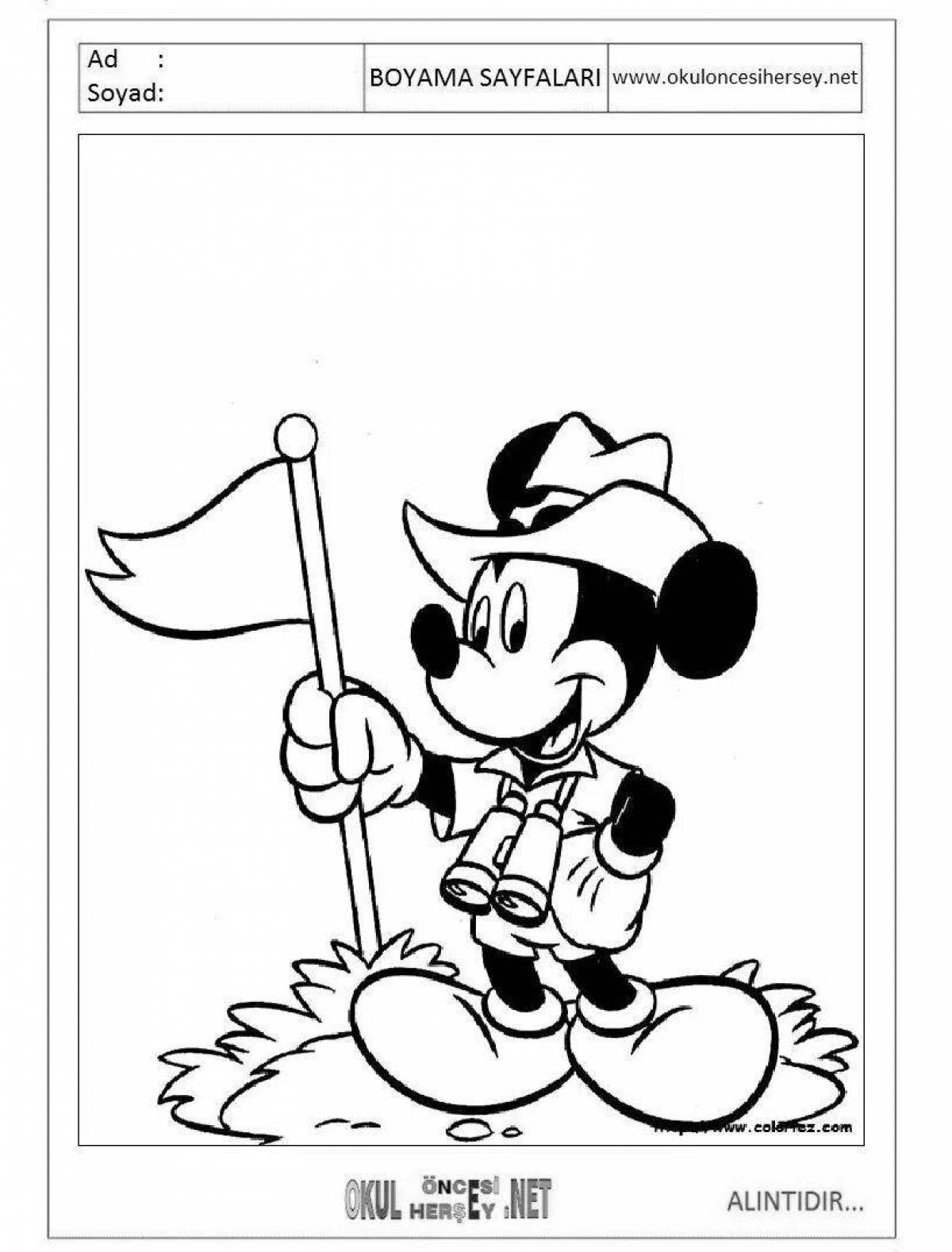 Colouring funny mickey games