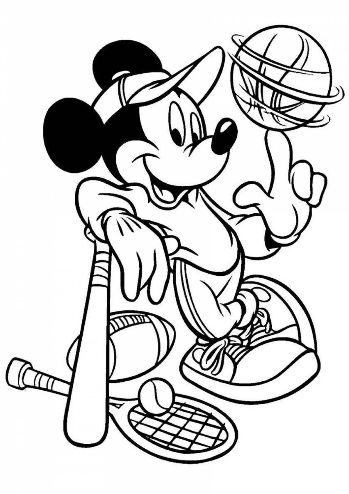 Mickey's wonderful coloring games