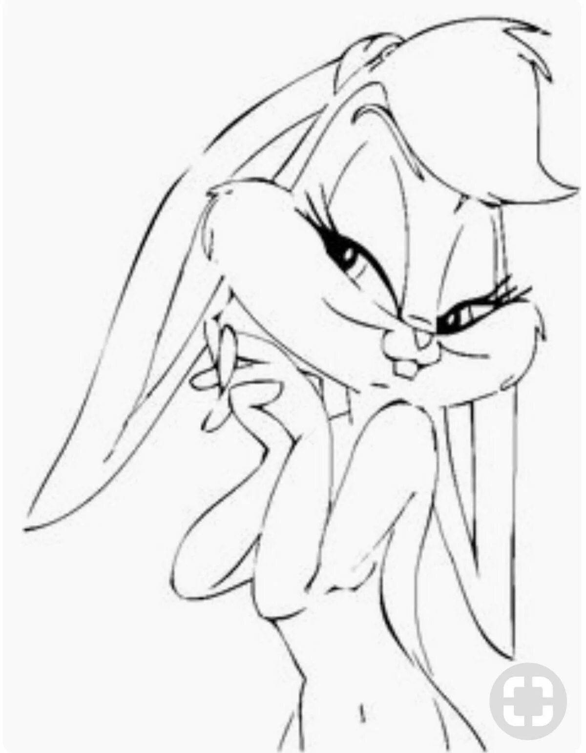 Coloring page lola bunny