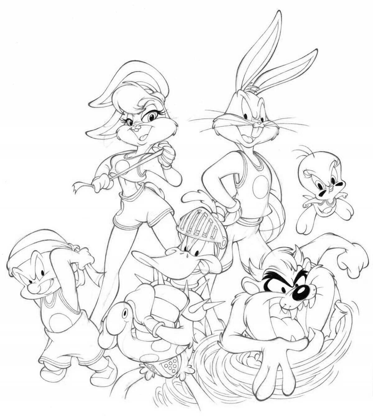 Exciting coloring lola bunny