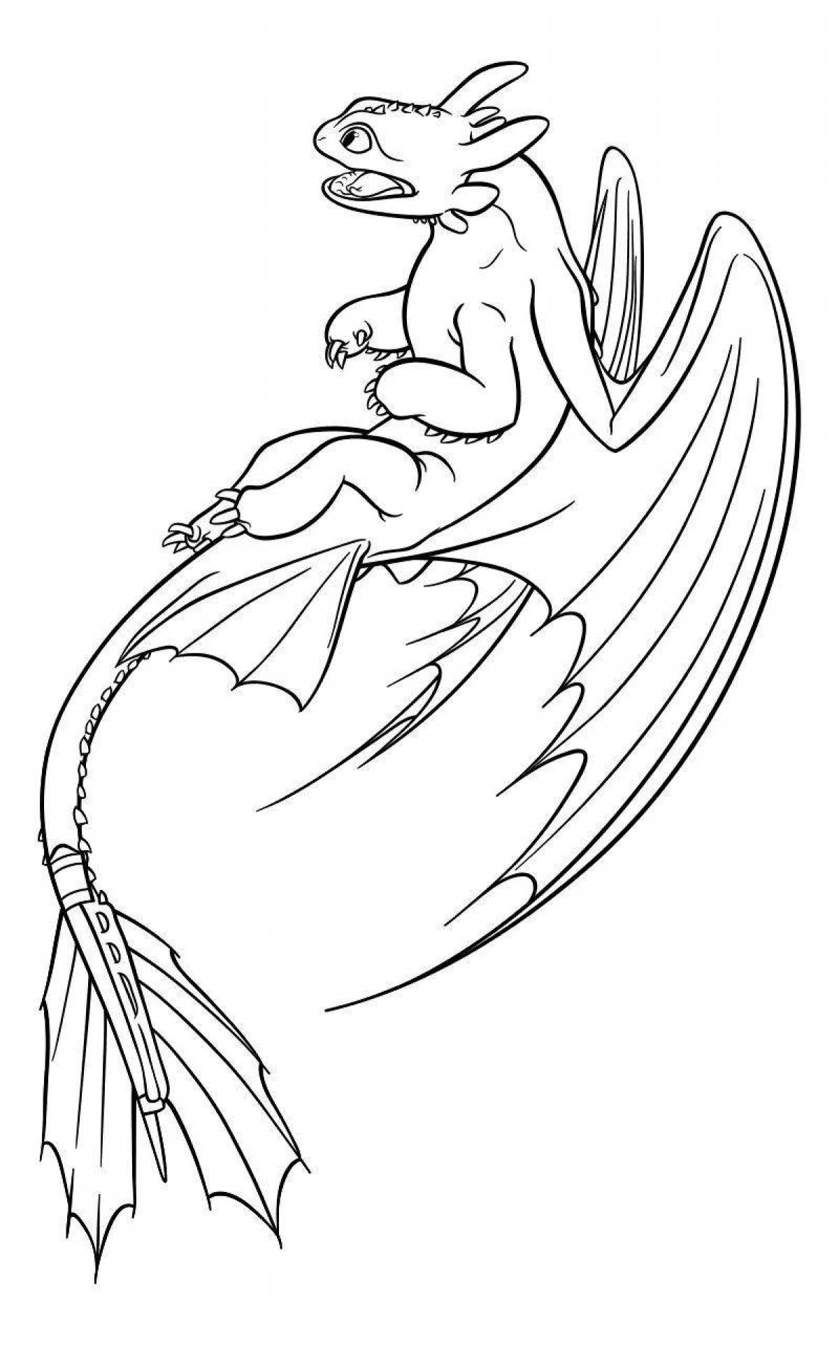 Bright black fury coloring book